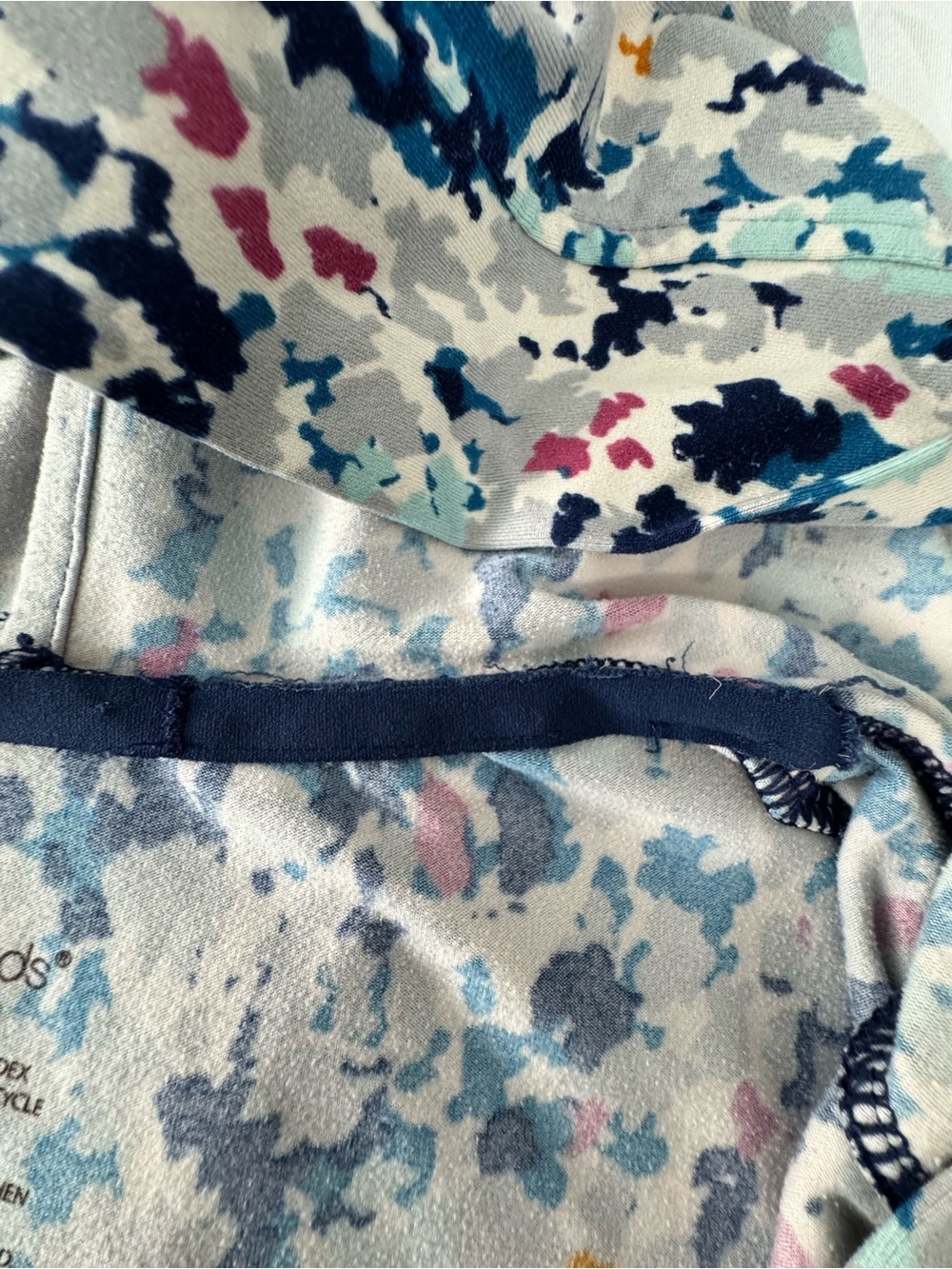 Cuddl duds Lightweight Floral Hooded Cardigan - Blue Multi - Picture 5 of 6